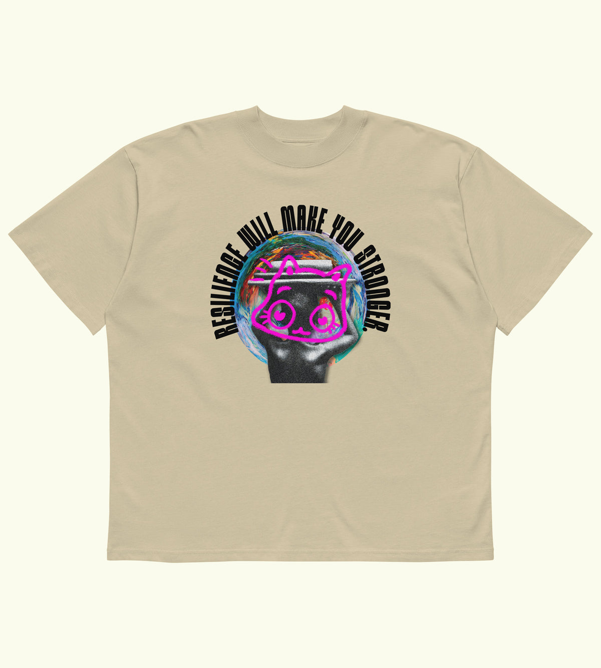 Resilience - High Neck T-shirt - DTG