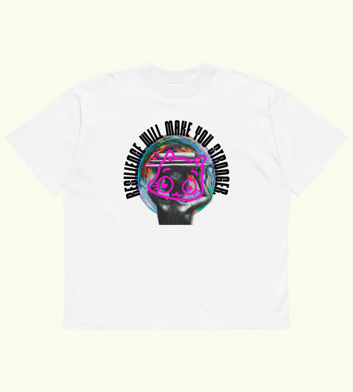 Resilience - High Neck T-shirt - DTG